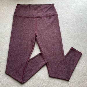 Women’s Leggings, Size S, Burgundy